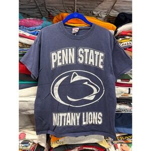 Soffe Penn State Nittany Lions T-Shirt Mens Medium Navy Blue College Graphic Tee